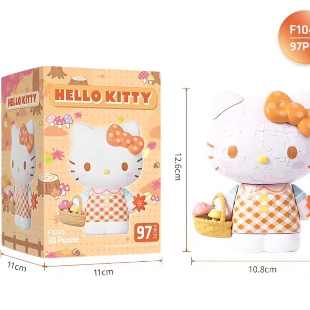 Hello Kitty 3D Puzzle - 97 Pieces